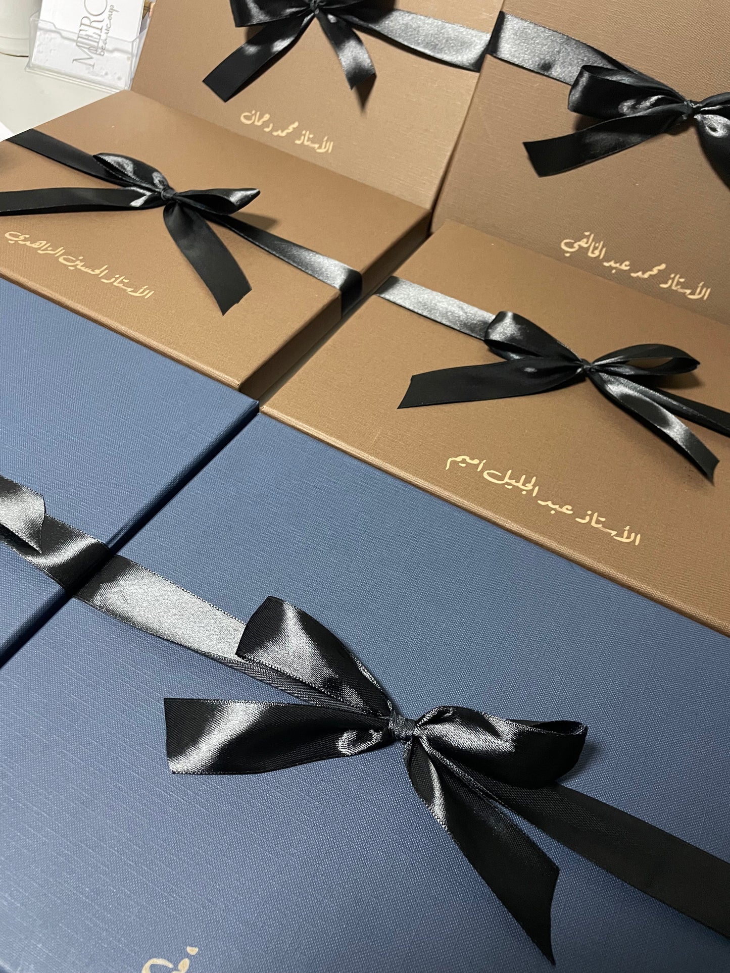 Coffret 4 Pièces Effet Jean – Cadeau Gravé Livraison Maroc
