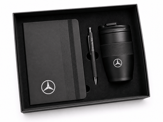 Coffret Noble Noir Personnalisé – Cadeau Entreprise Maroc | Gifts House
